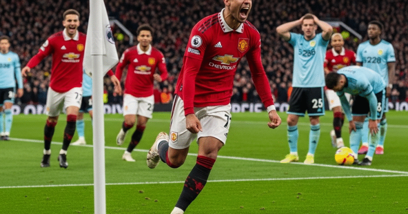 Manchester United Amankan Tiga Poin Pertama Usai Tundukkan Burnley