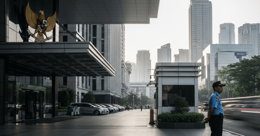 Situasi Sepi di Kantor Kementerian BUMN Menarik Perhatian