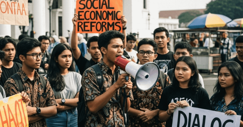 BEM SI Pastikan Aksi Unjuk Rasa Tetap Dilaksanakan Setelah Bertemu Mensesneg