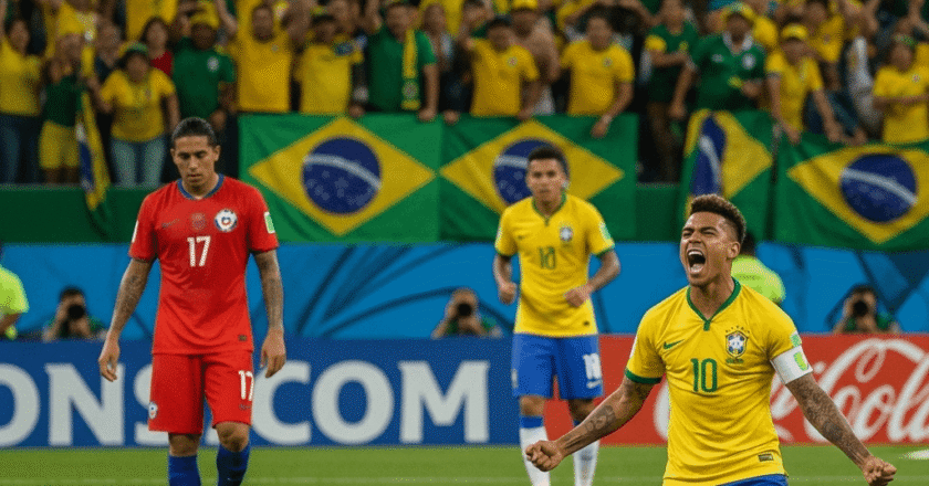 Brasil Amankan Kemenangan Meyakinkan 3-0 atas Chile